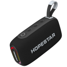 Колонка портативна HOPESTAR H67 Bluetooth LED чорний
