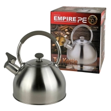 Чайник для плити Empire EM-7723 Граф нержавіюча сталь 2.5 л сріблястий
