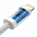 Кабель Type-C/Apple Lightning 1 м Baseus Dynamic 20 Вт білий Кабель Type-C/Apple Lightning 1 м Baseus Dynamic 20 Вт білий