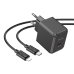 Зарядний пристрій з кабелем Type-C/Apple Lightning 1 м HOCO CS13A Ocean 20 W 12 V 1.67 A чорний Зарядний пристрій з кабелем Type-C/Apple Lightning 1 м HOCO CS13A Ocean 20 W 12 V 1.67 A чорний