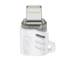 Перехідник Apple Lightning M/USB Type-C F XO NB256E білий