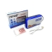 / Радіоприймач міні NS-001BT FM RADIO TF/USB/miniUSB  + ліхтарик  11 - 6 см