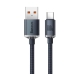 Кабель USB/Type-C 1.2 м Baseus Crystal Shine 100 Вт чорний