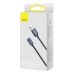 Кабель USB/Type-C 1.2 м Baseus Crystal Shine 100 Вт чорний
