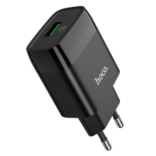 Зарядний блок живлення USB HOCO C72Q Glorious Single Port 18 W чорний