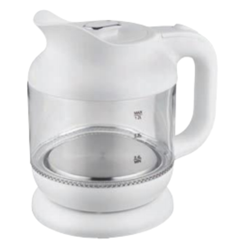 Електрочайник Grunhelm EKG-25010W скло 1.2 л білий