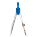 Циркуль ZiBi ZB5301-14 BS 12 см у футлярі блакитний Циркуль ZiBi ZB5301-14 BS 12 см у футлярі блакитний
