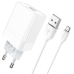 Зарядний пристрій з кабелем USB/micro-USB 1 м BOROFONE ВА47А Mighty 18 W 9 V 2 А білий Зарядний пристрій з кабелем USB/micro-USB 1 м BOROFONE ВА47А Mighty 18 W 9 V 2 А білий