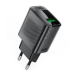 Зарядний блок живлення USB Acefast A90 18 W 2 А 9 V чорний Зарядний блок живлення USB Acefast A90 18 W 2 А 9 V чорний