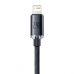 Кабель USB/Apple Lightning 2 м Baseus Crystal Shine 2.4 А чорний Кабель USB/Apple Lightning 2 м Baseus Crystal Shine 2.4 А чорний