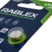 Батарейка кругла (таблетка) Rablex AG9 LR45 лужна Батарейка кругла (таблетка) Rablex AG9 LR45 лужна