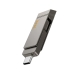 Флеш пам'ять USB 64 GB Hoco UD15 Clever Type-C+USB 3.2 сірий Флеш пам'ять USB 64 GB Hoco UD15 Clever Type-C+USB 3.2 сірий