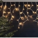 / Світлодіодна гірлянда-бахрома дощик білий дріт 120 LED Magic Lights 3 м вулична теплий білий / Світлодіодна гірлянда-бахрома дощик білий дріт 120 LED Magic Lights 3 м вулична теплий білий