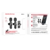Мікрофон конденсаторний петличний 2 шт BOROFONE BFK12 Trophy Apple Lightning+Type-C для смартфона Bluetooth чорний