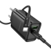 Зарядний пристрій з кабелем Type-C+USB/Type-C 1 м BOROFONE BA87A Flare 65 W чорний Зарядний пристрій з кабелем Type-C+USB/Type-C 1 м BOROFONE BA87A Flare 65 W чорний