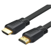 Кабель HDMI/HDMI 2 м UGREEN ED015 Flat Cable чорний