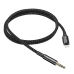 Аудiокабель Apple Lightning/3.5 мм AUX 1 м BOROFONE BL7 Digital Audio чорний Аудiокабель Apple Lightning/3.5 мм AUX 1 м BOROFONE BL7 Digital Audio чорний