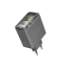 Зарядний блок живлення 2xType-C+USB BOROFONE BAS34A Treasure 65 W 20 V 3.25 A чорний Зарядний блок живлення 2xType-C+USB BOROFONE BAS34A Treasure 65 W 20 V 3.25 A чорний