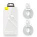 Кабель комплект 2 шт USB/Apple Lightning 1.5 м Baseus Simple Wisdom 2.4 А білий Кабель комплект 2 шт USB/Apple Lightning 1.5 м Baseus Simple Wisdom 2.4 А білий