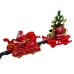 Залізниця з колією Christmas Train 699-66A звукові та світлові ефекти 91 см зелений з червоним