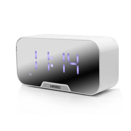 Колонка портативна з годинником Kimiso K-10 Bluetooth білий