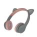 Навушники дитячі бездротові накладні MDR P47 LED FM MP3 Bluetooth з вушками сірий з рожевим Навушники дитячі бездротові накладні MDR P47 LED FM MP3 Bluetooth з вушками сірий з рожевим