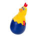 М'яка іграшка для собак Курча-неваляшка з пищалкою Gigwi EGG 75476 14 см жовтий з синім М'яка іграшка для собак Курча-неваляшка з пищалкою Gigwi EGG 75476 14 см жовтий з синім