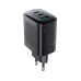 Зарядний блок живлення 2хType-C+USB ACEFAST A108 GaN 67 W 20 V 3.35 A чорний