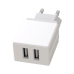 Зарядний пристрій з кабелем 2хUSB/Type-C 1 м XO L75 12 W 2.4 A білий Зарядний пристрій з кабелем 2хUSB/Type-C 1 м XO L75 12 W 2.4 A білий