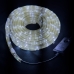 Світлодіодна гірлянда-шланг вулична 100 LED Euro Led дюралайт 10 м 8 режимів білий Світлодіодна гірлянда-шланг вулична 100 LED Euro Led дюралайт 10 м 8 режимів білий