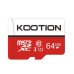 Карта пам'яті 64 GB Kootion МicroSDXC UHS-I Сlass 10 з адаптером червоний з білим Карта пам'яті 64 GB Kootion МicroSDXC UHS-I Сlass 10 з адаптером червоний з білим