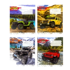 Зошит 24 аркуші клітинка # Поліграфіст 773 Offroad Extreme