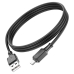 Кабель USB/micro-USB 1 м Hoco X101 Assistant 2.4 А чорний Кабель USB/micro-USB 1 м Hoco X101 Assistant 2.4 А чорний