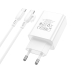 Зарядний пристрій з кабелем Type-C/Type-C 1 м BOROFONE BA21A Pro Long 20 W 12 V 1.67 А білий Зарядний пристрій з кабелем Type-C/Type-C 1 м BOROFONE BA21A Pro Long 20 W 12 V 1.67 А білий