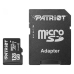 Карта пам'яті 128 GВ Patriot LX Series МicroSDXC UHS-I Сlass 10 з адаптером чорний