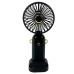 Вентилятор портативний Mini fan AND XL-880 діаметр 9 см з підставкою для телефону та дисплеєм чорний Вентилятор портативний Mini fan AND XL-880 діаметр 9 см з підставкою для телефону та дисплеєм чорний