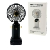 Вентилятор портативний Mini fan AND XL-880 діаметр 9 см з підставкою для телефону та дисплеєм чорний Вентилятор портативний Mini fan AND XL-880 діаметр 9 см з підставкою для телефону та дисплеєм чорний