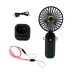 Вентилятор портативний Mini fan AND XL-880 діаметр 9 см з підставкою для телефону та дисплеєм чорний Вентилятор портативний Mini fan AND XL-880 діаметр 9 см з підставкою для телефону та дисплеєм чорний