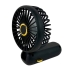 Вентилятор портативний Mini fan AND XL-880 діаметр 9 см з підставкою для телефону та дисплеєм чорний Вентилятор портативний Mini fan AND XL-880 діаметр 9 см з підставкою для телефону та дисплеєм чорний