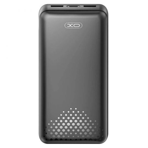 Універсальна мобільна батарея 20000 mAh XO PB313 10 W повербанк чорний