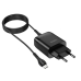 Зарядний пристрій з кабелем USB/microUSB 1 м HOCO C72Q 18 W 3 А чорний Зарядний пристрій з кабелем USB/microUSB 1 м HOCO C72Q 18 W 3 А чорний