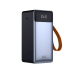 Універсальна мобільна батарея 50000 mAh KPG-507 22.5 W повербанк з дисплеєм чорний зі сріблястим Універсальна мобільна батарея 50000 mAh KPG-507 22.5 W повербанк з дисплеєм чорний зі сріблястим