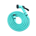 Шланг з насадкою для поливу EXPANDABLE GARDEN HOSE K-50FT 15 м бірюзовий