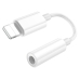 Перехiдник Apple Lightning M/3.5 мм AUX F 8.2 см BOROFONE BV21 Genuine білий Перехiдник Apple Lightning M/3.5 мм AUX F 8.2 см BOROFONE BV21 Genuine білий