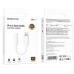 Перехiдник Apple Lightning M/3.5 мм AUX F 8.2 см BOROFONE BV21 Genuine білий Перехiдник Apple Lightning M/3.5 мм AUX F 8.2 см BOROFONE BV21 Genuine білий