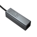 USB-хаб зовнішній 4 порти USB/RJ45 HOCO HB1D 1 м сірий