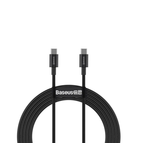 Кабель Type-C/Type-C 1 м Baseus Superior 100 Вт чорний