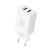 Зарядний блок живлення 2хUSB WUW-C155 15 W 5 V 3.1 А білий Зарядний блок живлення 2хUSB WUW-C155 15 W 5 V 3.1 А білий