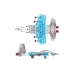 Конструктор металевий Technok Toys 4937 Винищувач 176 деталей Конструктор металевий Technok Toys 4937 Винищувач 176 деталей