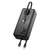 Універсальна мобільна батарея 30000 mAh HOCO J132B Sabio 22.5 W повербанк з дисплеєм чорний